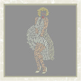 T1092 Marilyn Word Art