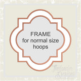 T1128 SMALL HOOP Keyhole Frame