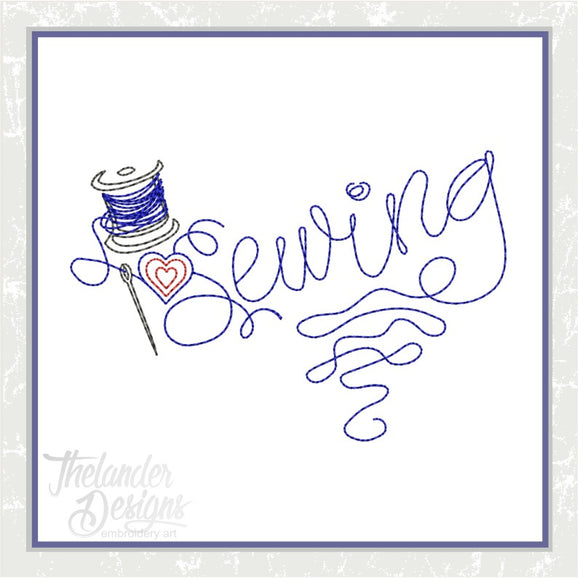 T1193  I Heart Sewing
