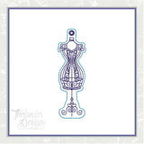 T1204 Dress Form Pull Tab Key Fob