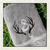 T1352 Antler Monogram Frame Set