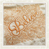 T1388 Believe Quilt Block