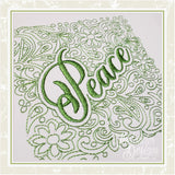T1395 Peace Quilt Block