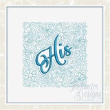T1420 His Hers Quilt Block