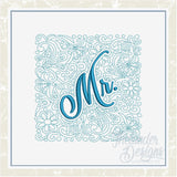 T1421 Mr Mrs Quilt Block