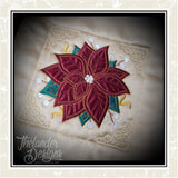 T1466 Poinsettia Quilt Block