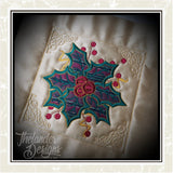T1467 Holly Quilt Block