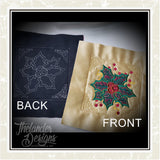 T1467 Holly Quilt Block