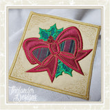 T1478 Bow Mug Rug