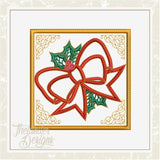 T1478 Bow Mug Rug