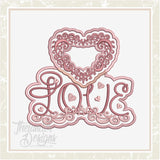 T1598 LOVE DOOR HANGER