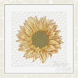 T1627 Filled Sunflower Quilt Blocks