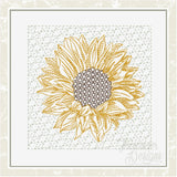 T1627 Filled Sunflower Quilt Blocks