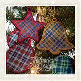 T1732 Plaid Ornaments