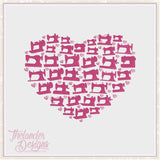 T1836 Sewing Machine Heart
