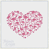 T1847 Flamingo Heart Combo