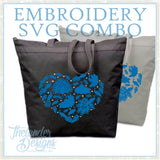 T1848 Peacock Heart Combo