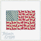 T1854 Kitty Cat Flag Combo