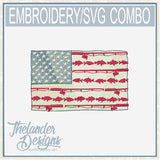 T1860 Fishing Flag Combo
