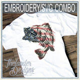 T1861 Patriotic Fish Combo