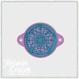 T1867 Bohemian Mandala Hair Holder