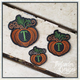 W autumn letter in the hoop T1868