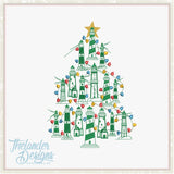 T1879 Lighthouse Tree Ornament SVG Bundle