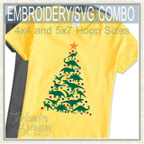 T1896 Dinosaur Ornament SVG Bundle