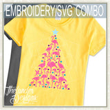 T1899 Flamingo Ornament SVG Bundle