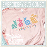 T1923 Plaid Bunnies Embr SVG Combo