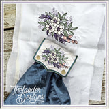 T1939 Sketch Bouquet Towel Holder Bundle