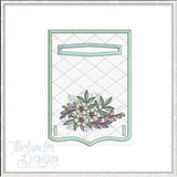 T1939 Sketch Bouquet Towel Holder Bundle