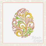 TD1342 Swirly Easter Egg
