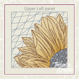 T1640 Four Panel Sunflower