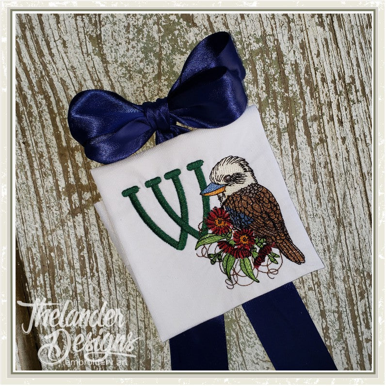 X Kookaburra Letter T1905 Thelander Designs