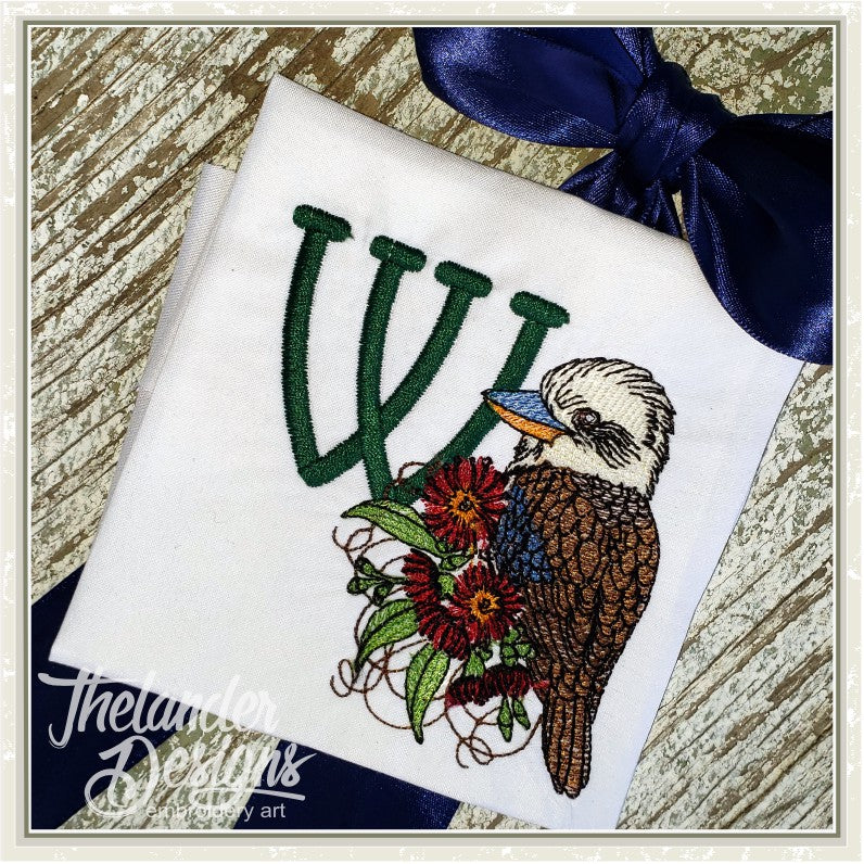 A Kookaburra Letter T1905 Thelander Designs