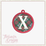 X Plaid Letter T1870