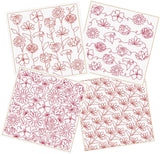 T1764 Flower Stipple Block Bundle