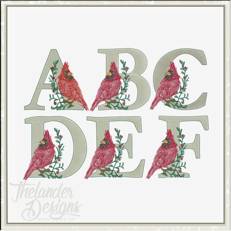 Cardinal Letter R BX format 5 inch Cardinal Letters T1898 – Thelander Designs