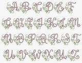 4 inch Magnolia Letters A-Z  T2023