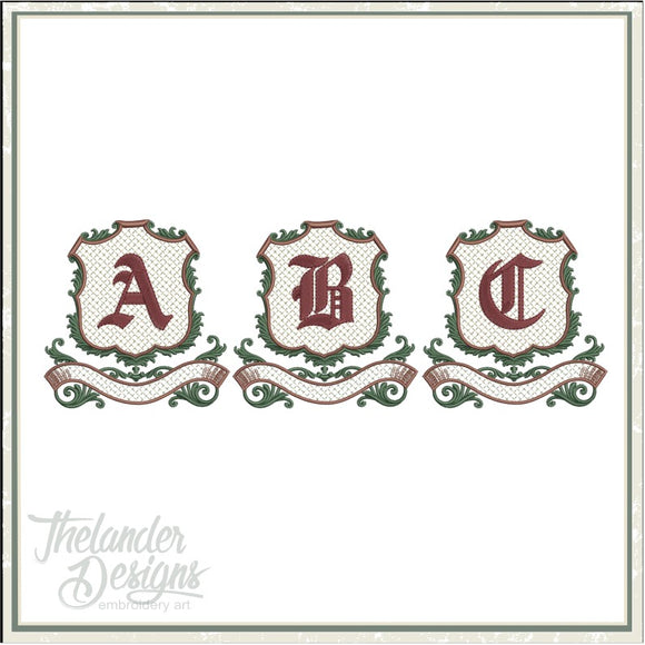 4 inch CREST Letters A-Z  T2042