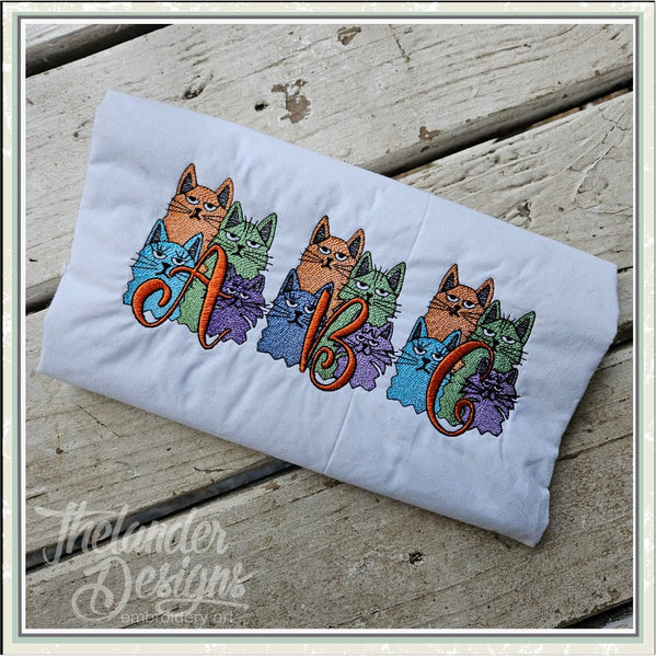 3 Inch QUIRKY CAT Letters A-Z T1971