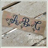 3 inch Magnolia Letters A-Z  T2023