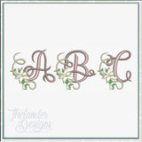 3 inch Magnolia Letters A-Z  T2023