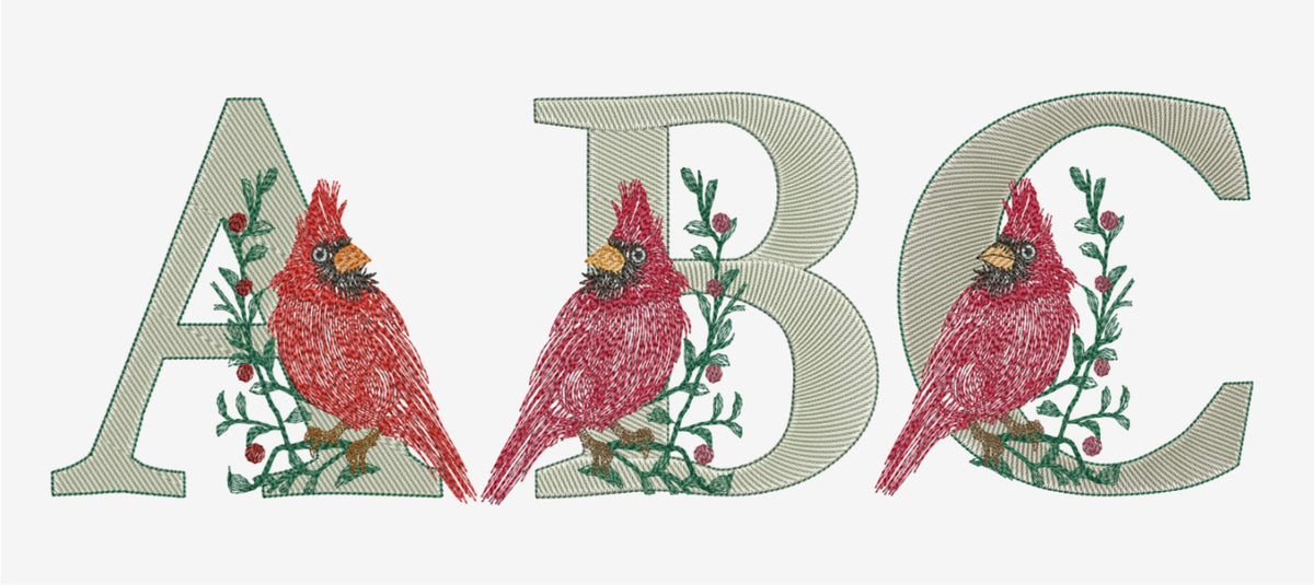 BX format 4 inch Cardinal Letters T1898 – Thelander Designs
