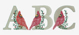 BX format 4 inch Cardinal Letters T1898