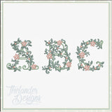 5 inch Garden Letters A-Z  T2034