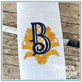 B Art Deco Letter T2083