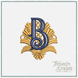 B Art Deco Letter T2083