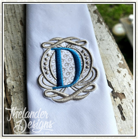 D Elegant Charm Letter